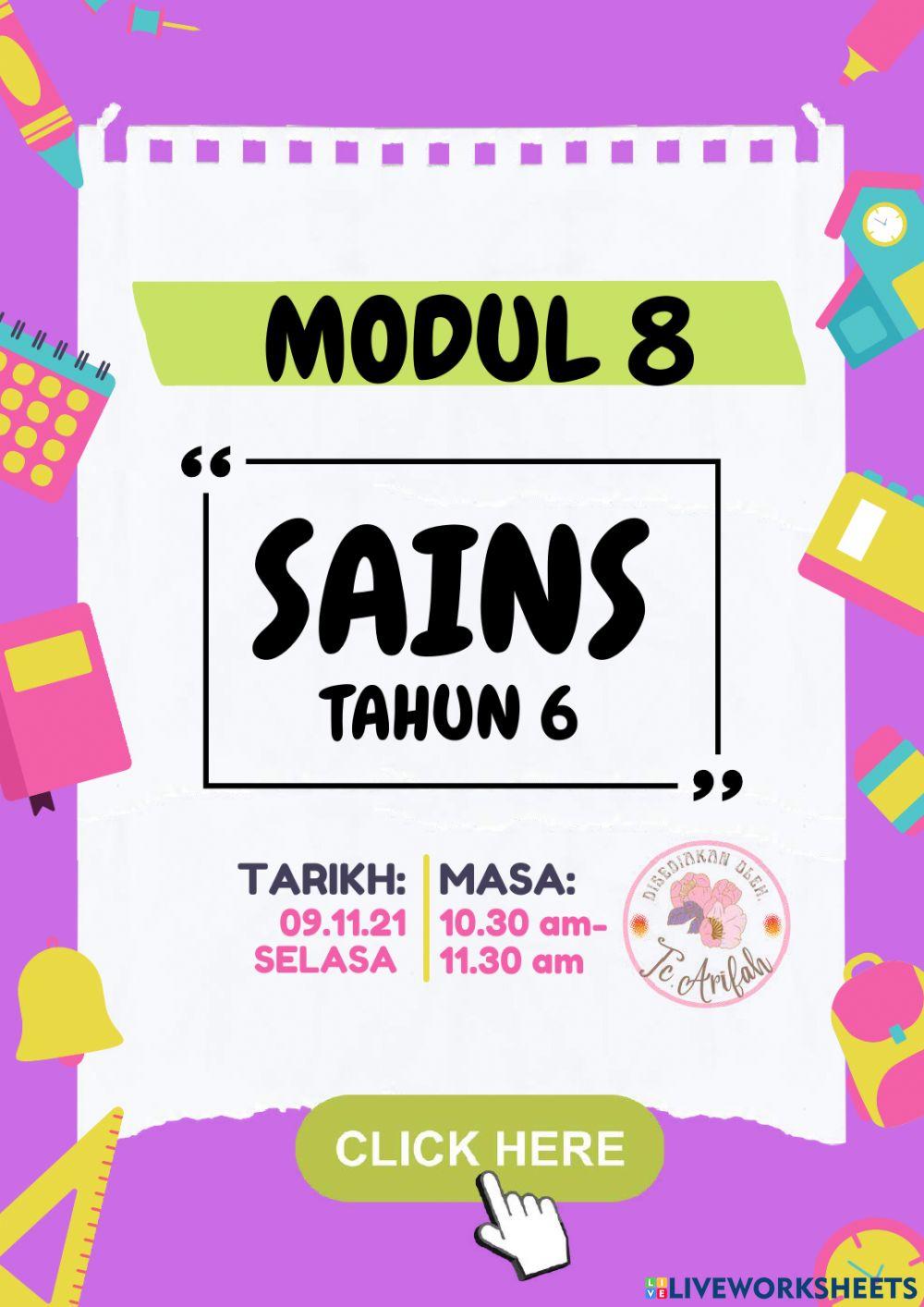 Sains modul 8