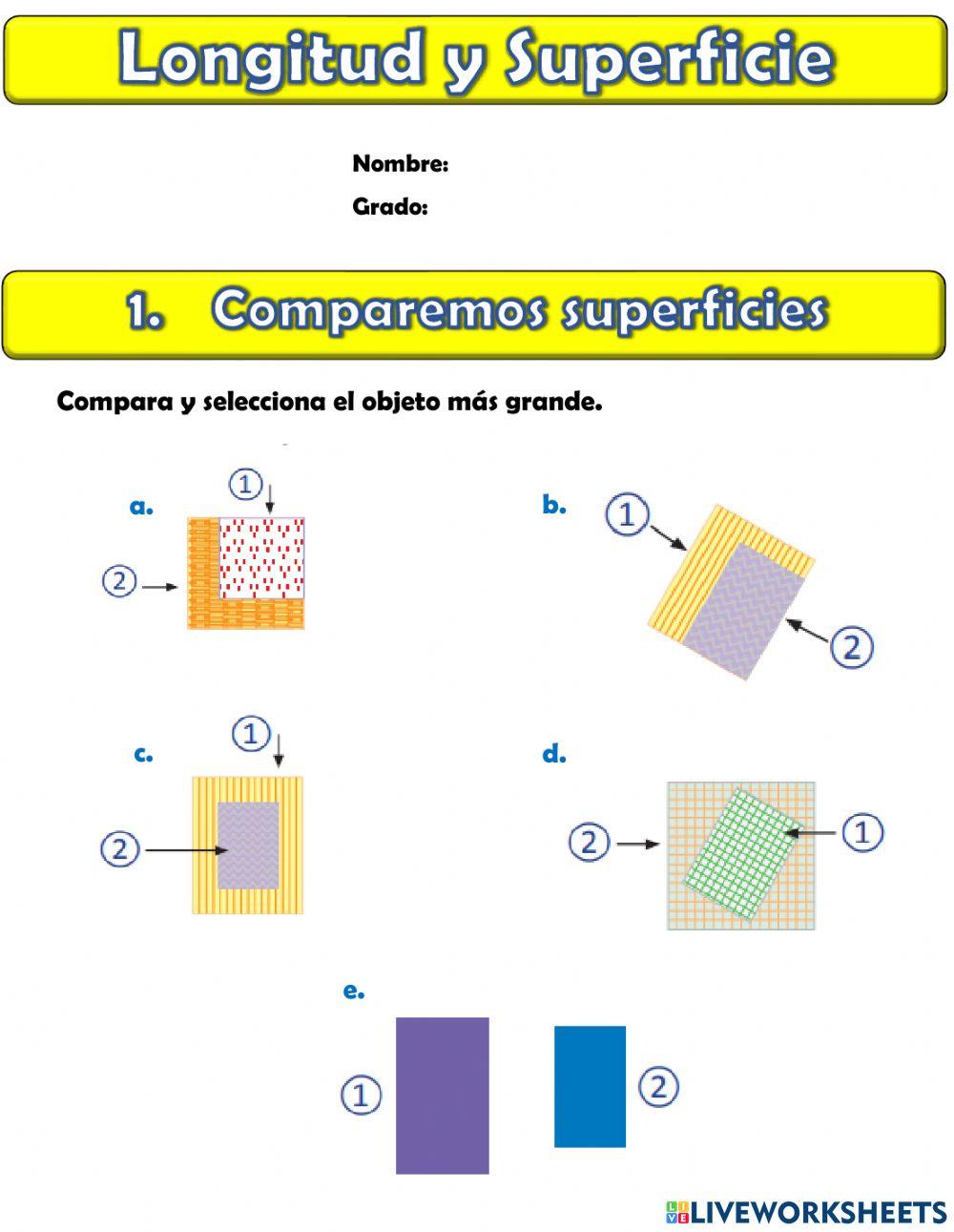 Longitud y superficie
