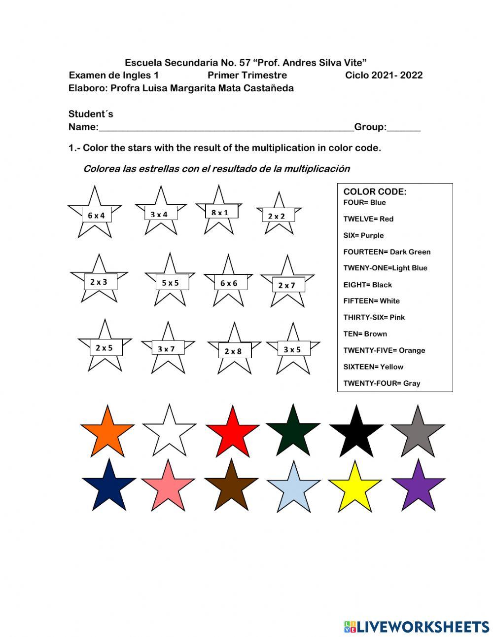 English 1 Exam 1st Trimester