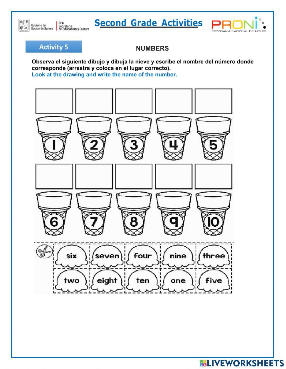 2nd Grade Evaluación Primer Trimestre K
