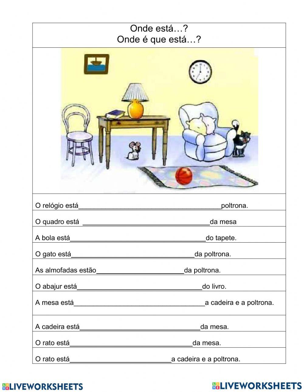 Onde está..? Onde é que está...?