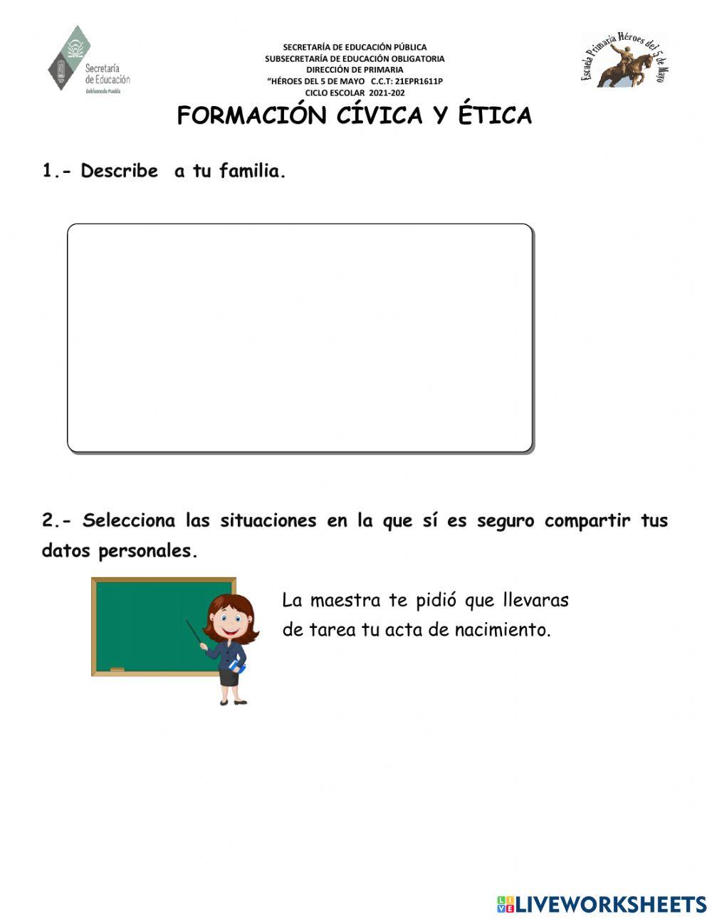 Examen. Trimestre I-1°