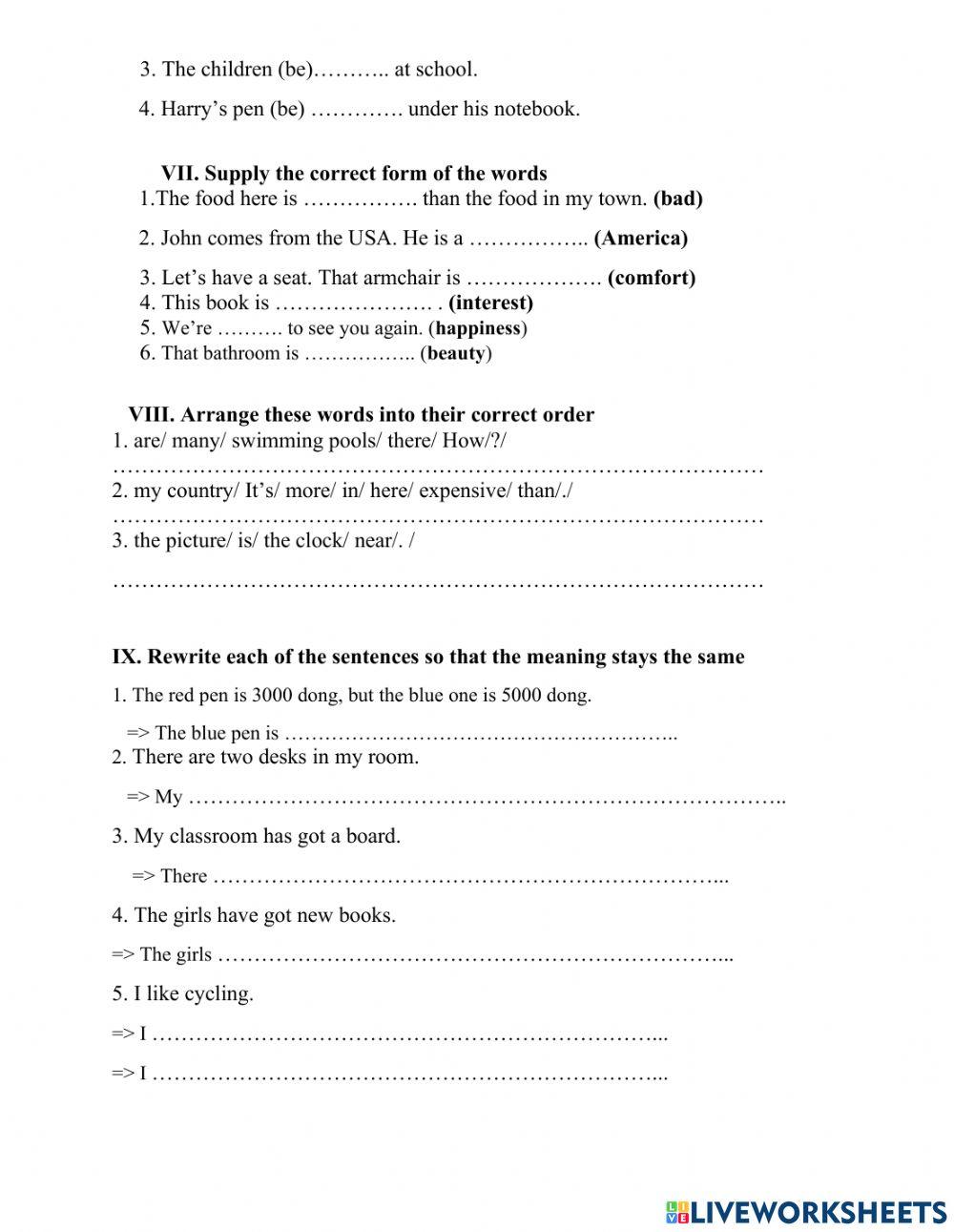 eng6 21-22 review unit starter+unit 1