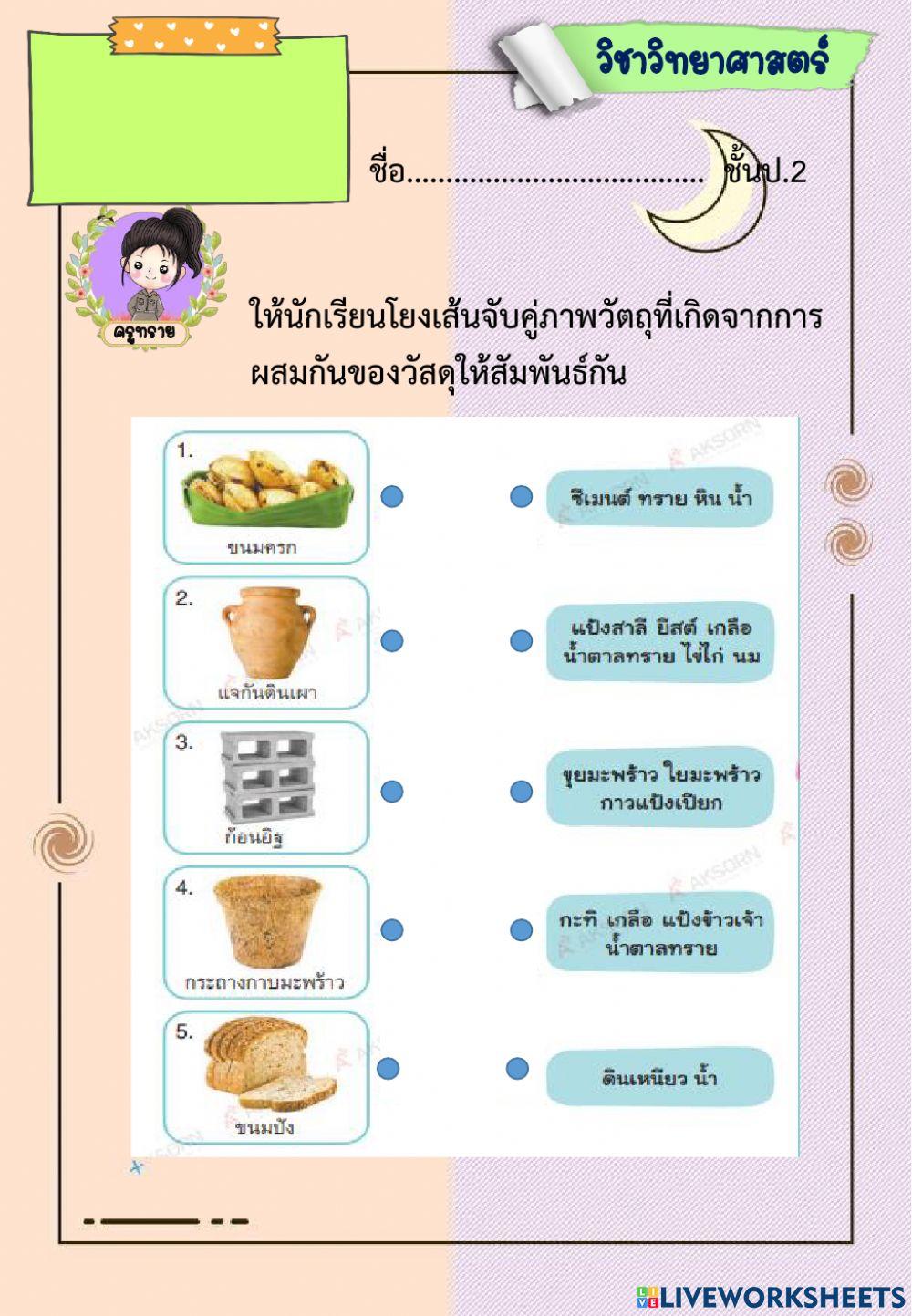 การผสมกันของวัสดุ byครูทราย