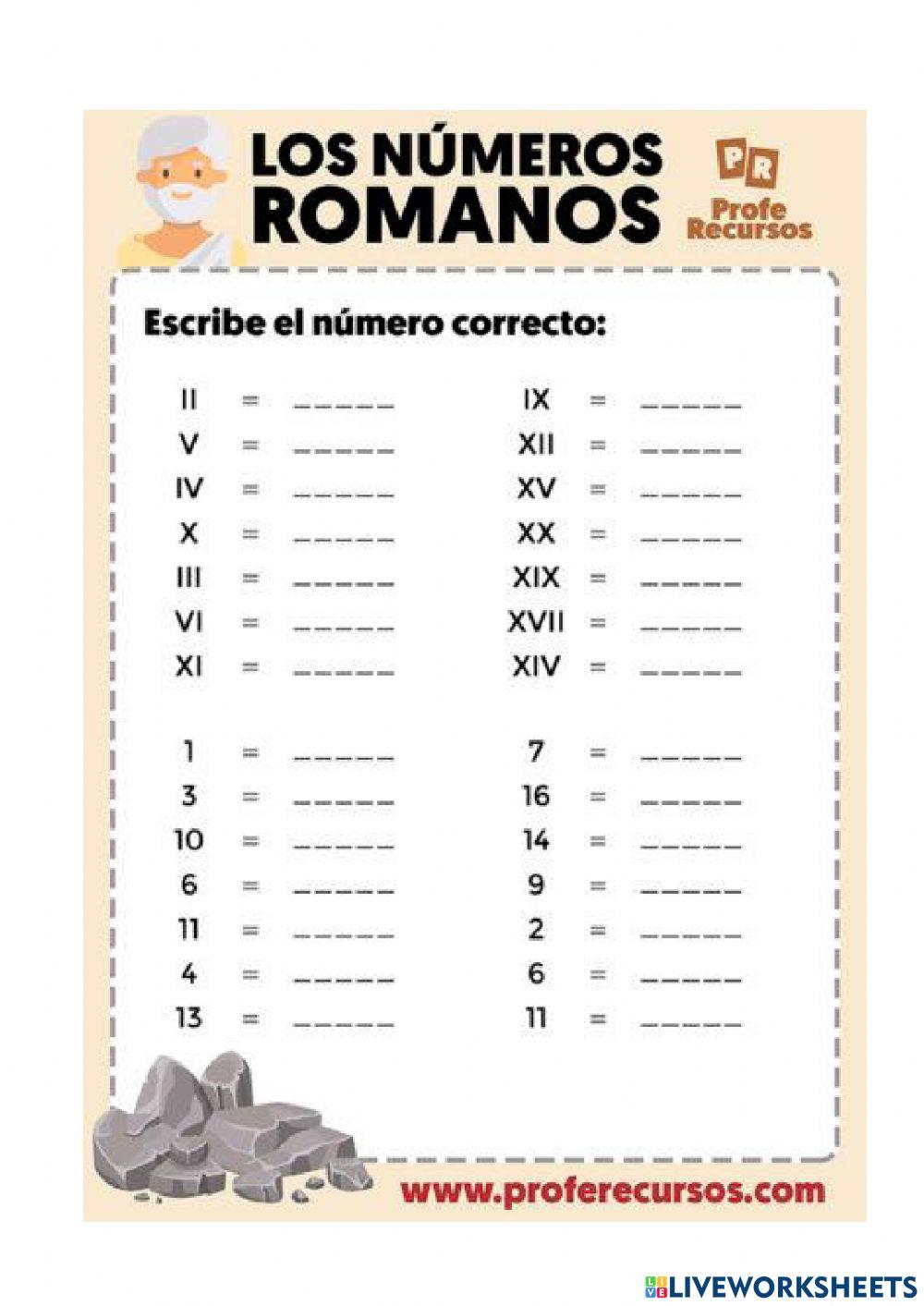 Números romanos