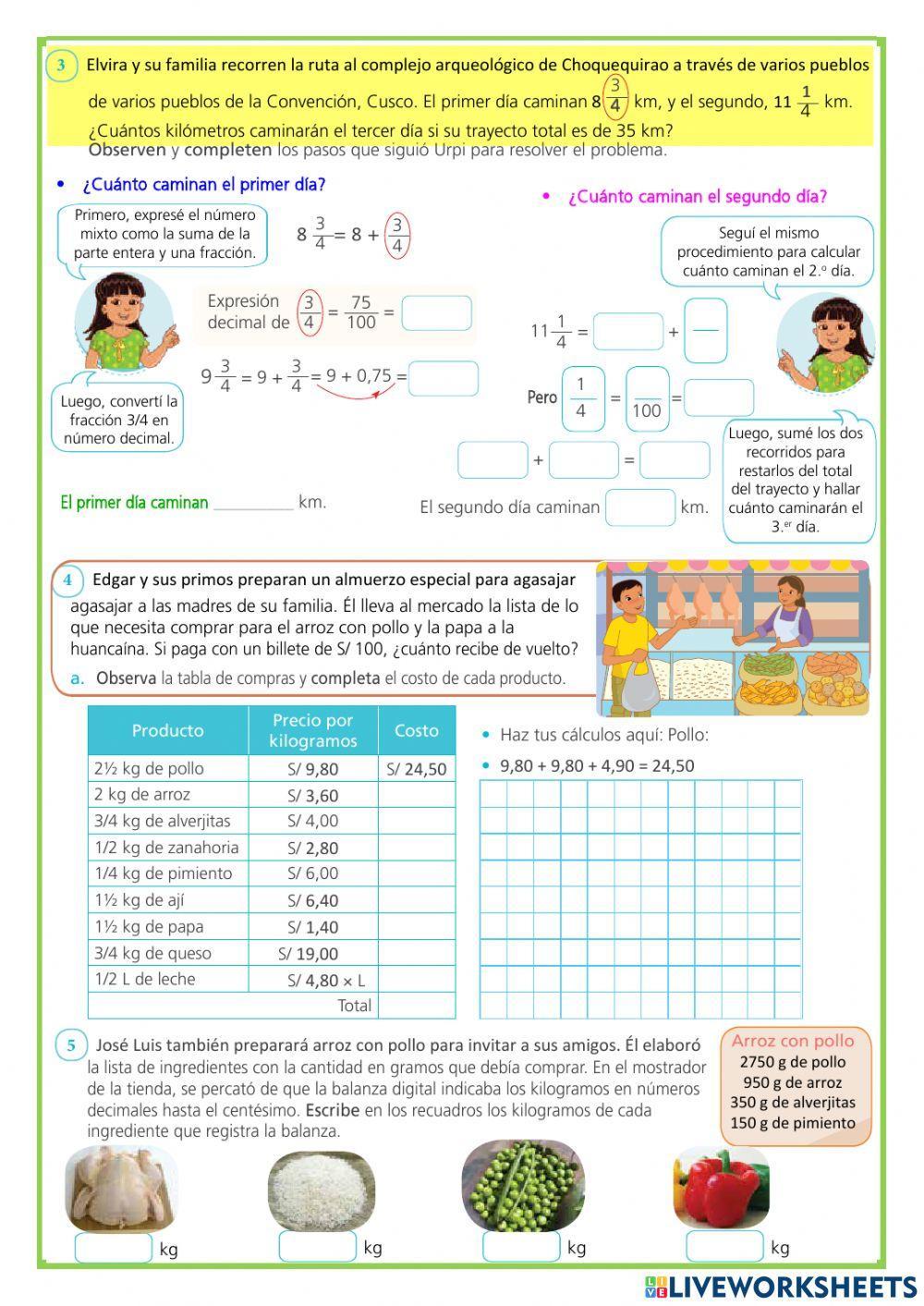 Fracciones Decimales