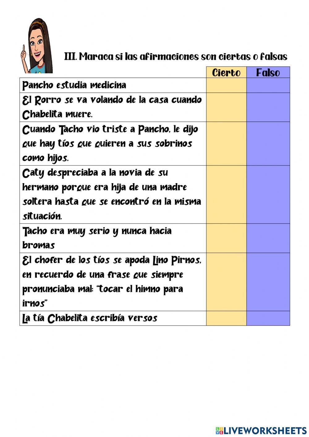 Actividades del libro donde habitan los ángeles