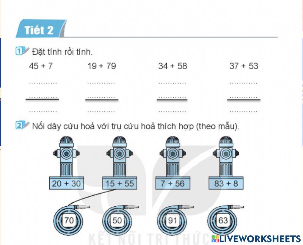 Bt củng cố toán tiết 1 - tuần 11