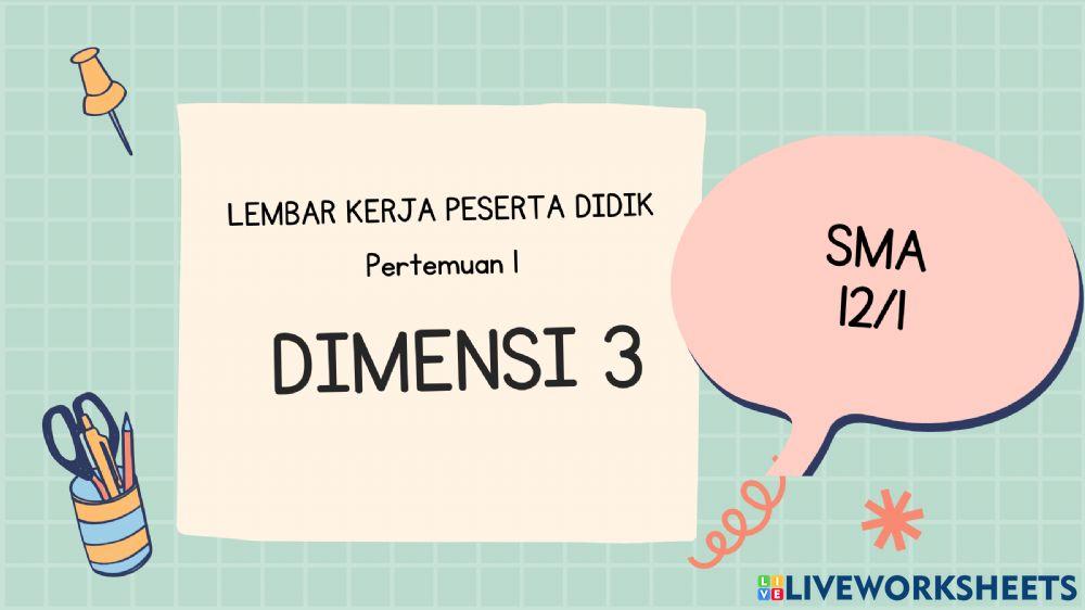 LKPD 1 Jarak Titik ke titik