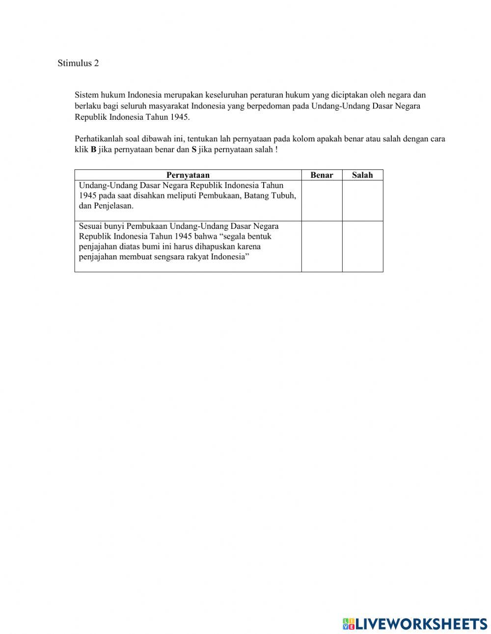 Nilai-Nilai Pancasila