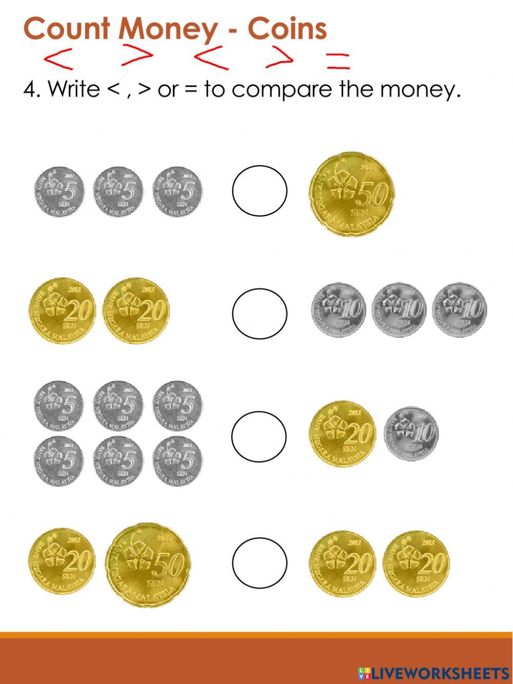 Counting Coins (Malaysian Money)