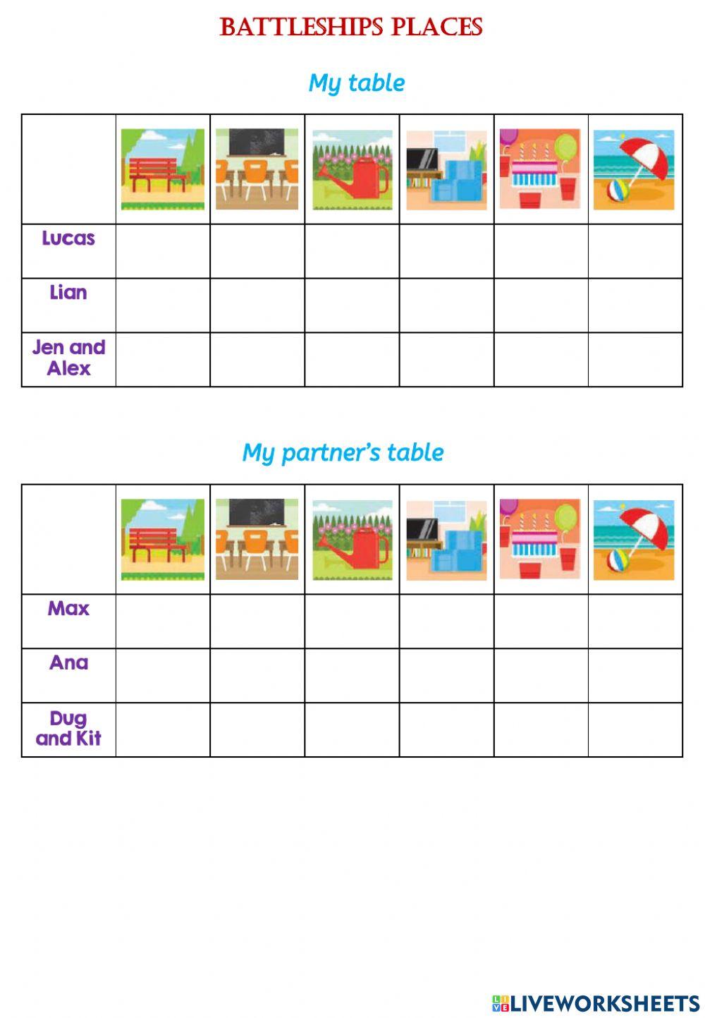 GG1 1.5 Places Battleships Student A