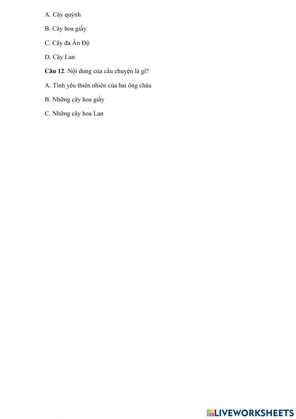 Tập đọc lớp 5: Chuyện một khu vườn nhỏ