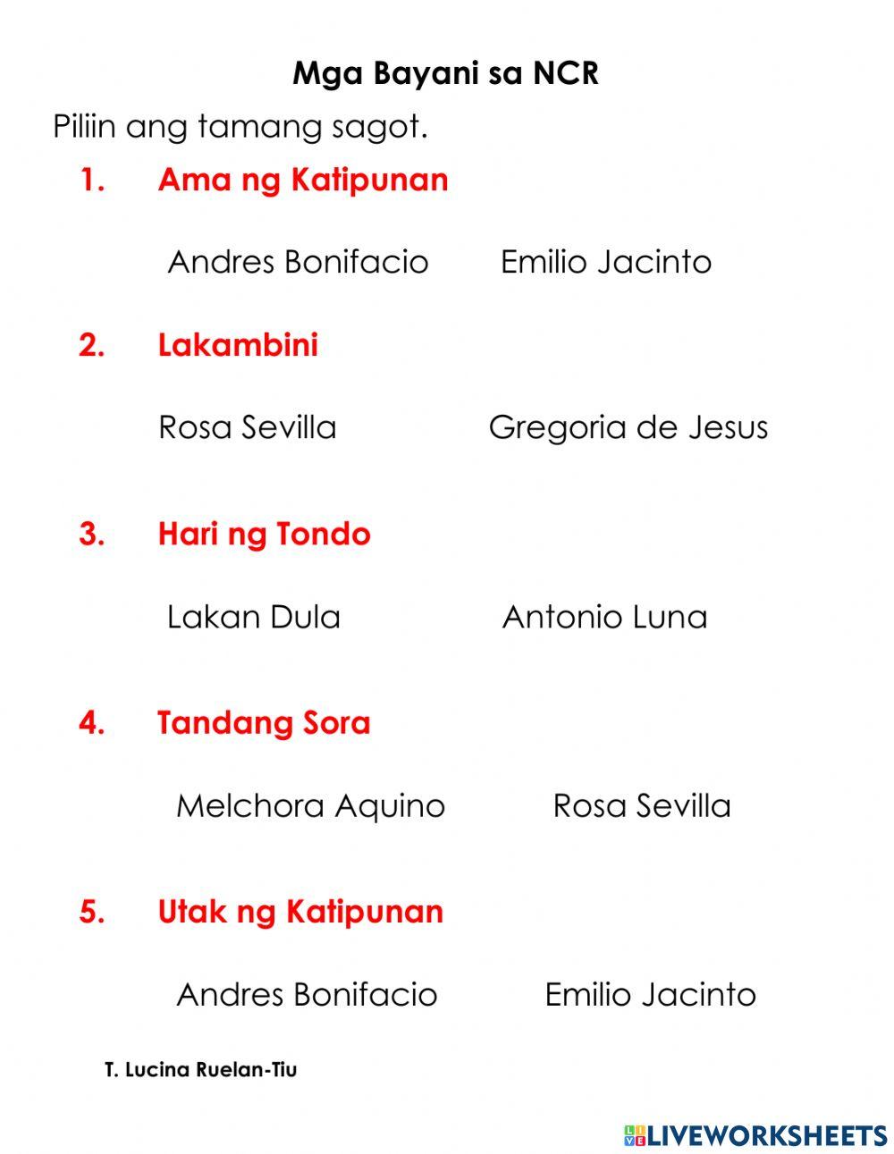 1622453 Mga Bayani sa NCR Ma. Lucina Ruelan