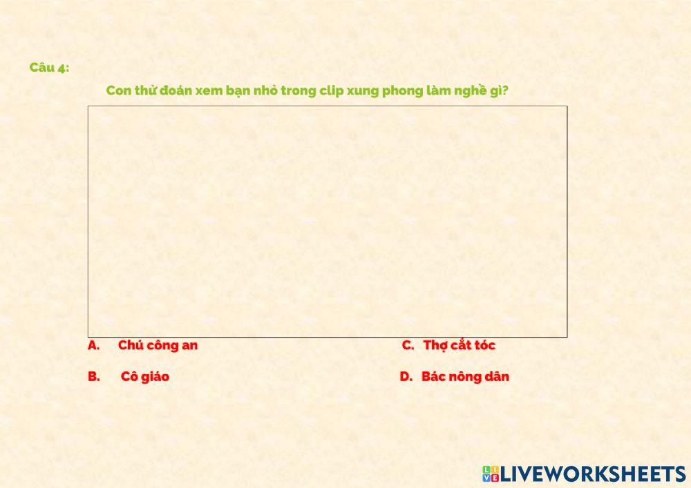 Những bài hát nói nghề nghiệp