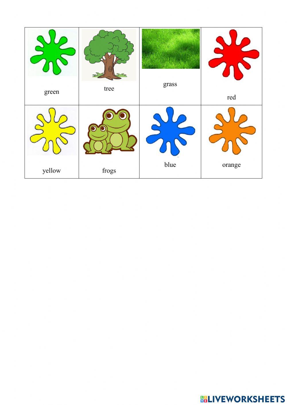 Idictionary 1-Test topic 2-Colors