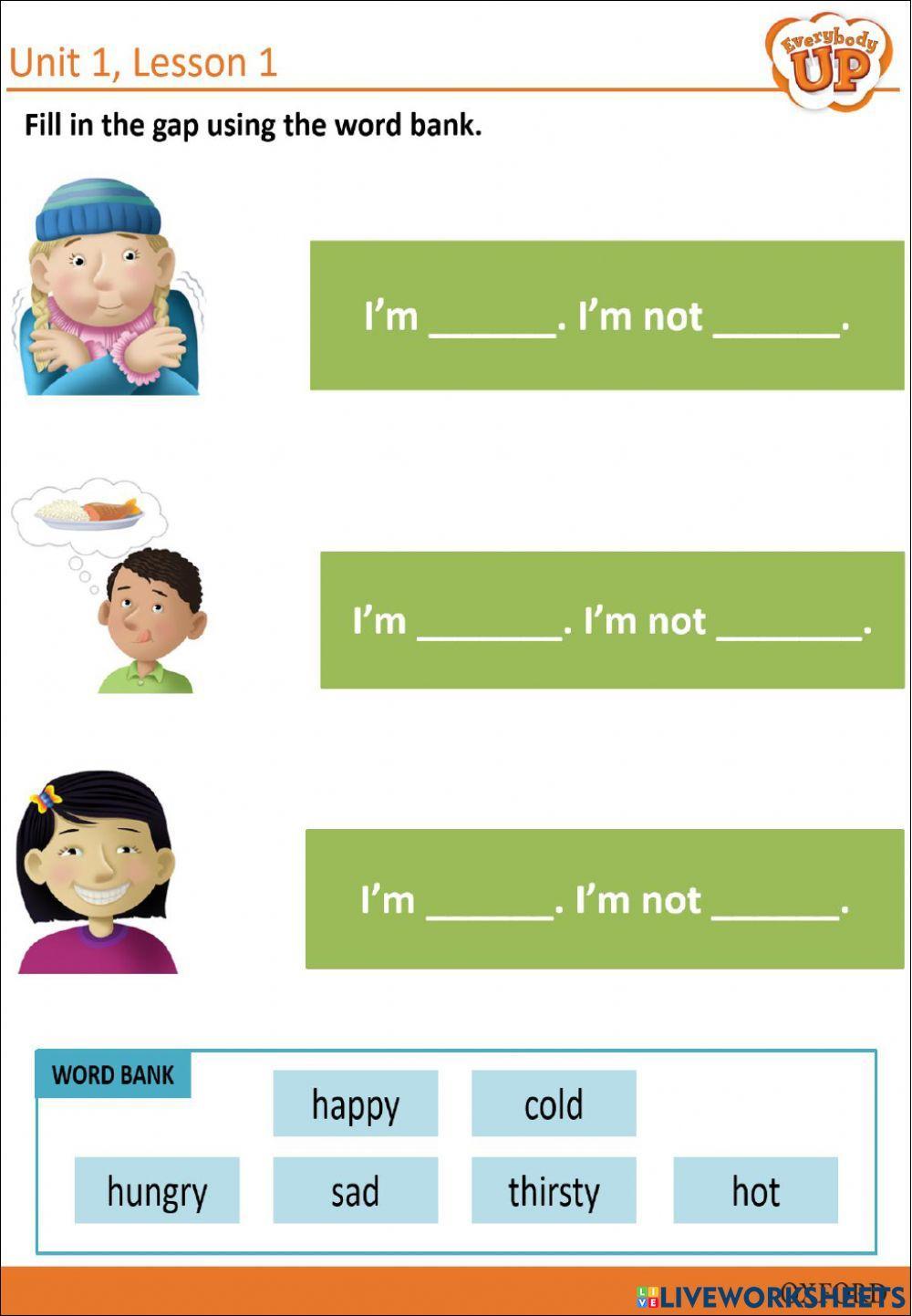 Everybody up 2 - Unit 1