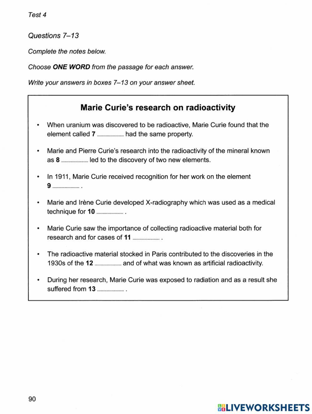 IELTS 9 - Reading Passage 1 - Test 4