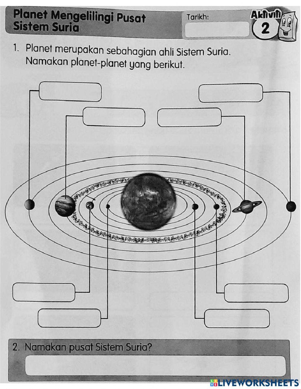 Sistem Suria:Ahli Sistem Suria