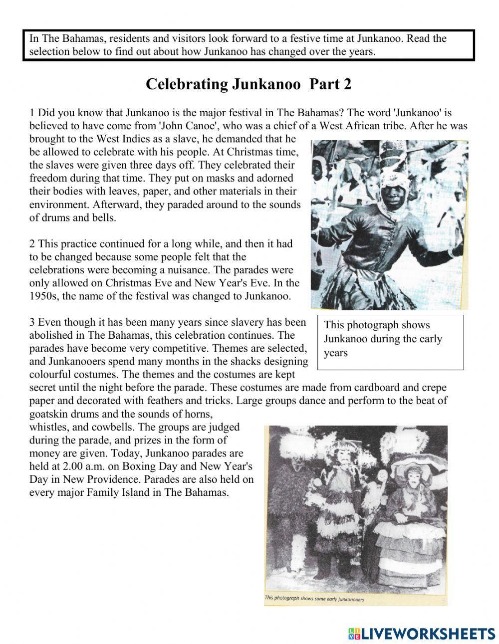 Celebrating Junkanoo part 2