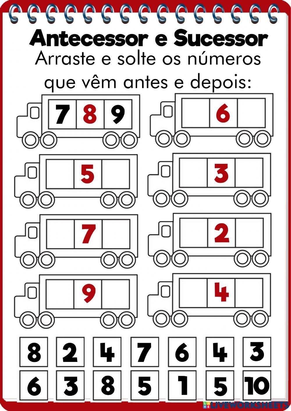 Antecessor e sucessor