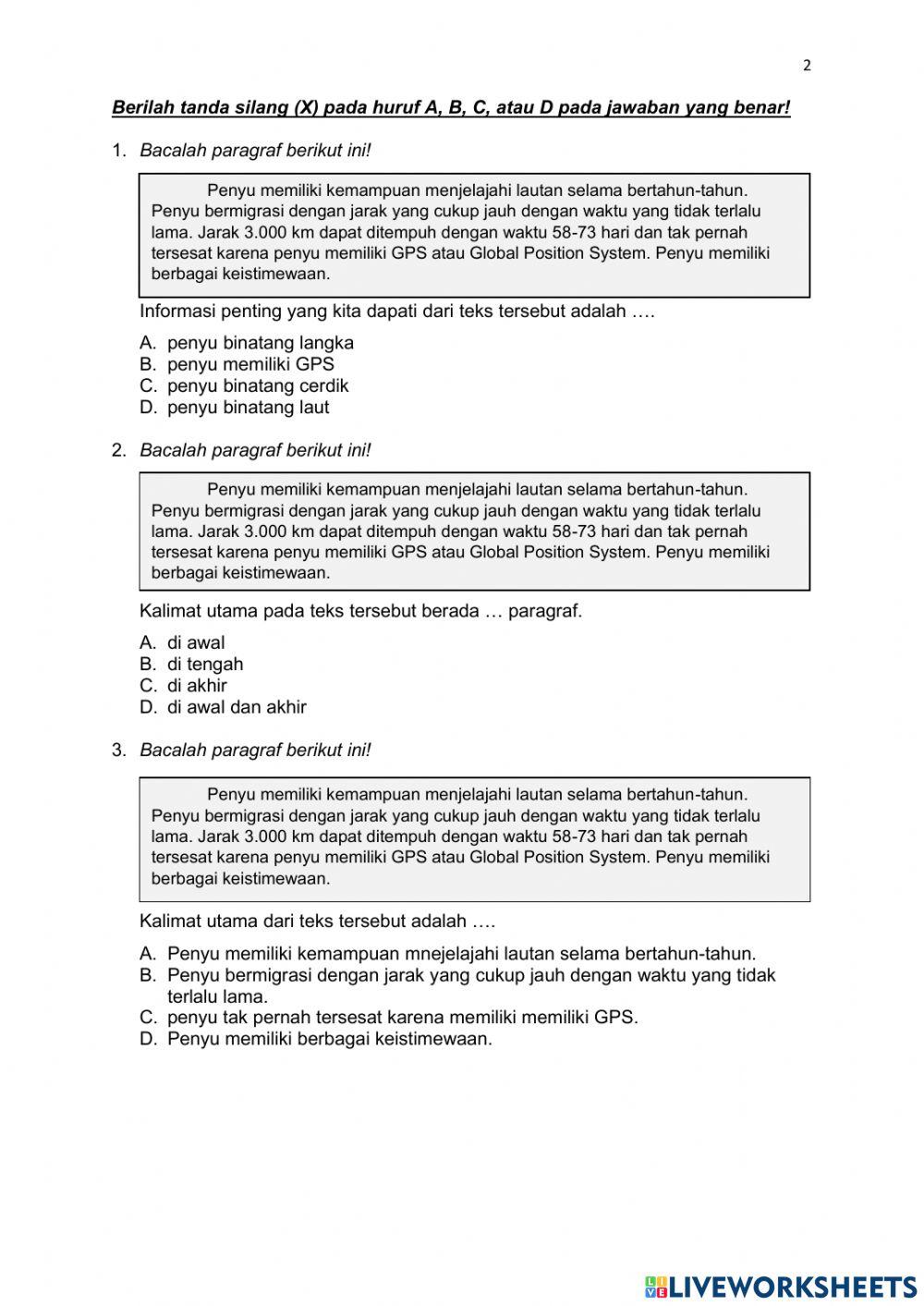 Menguraikan teks non fiksi
