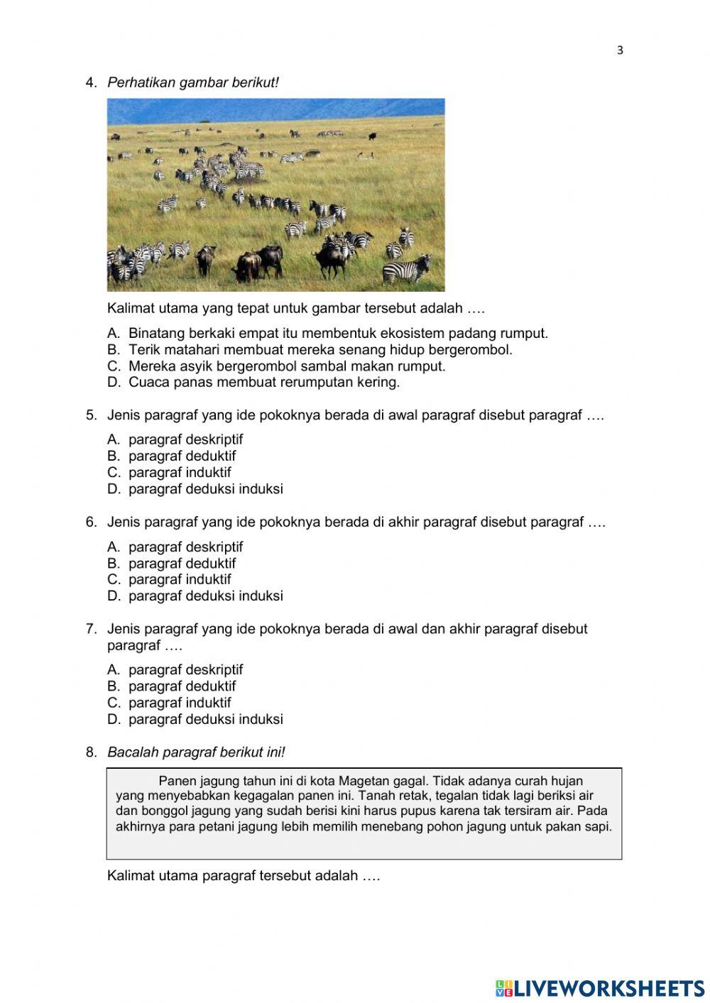 Menguraikan teks non fiksi