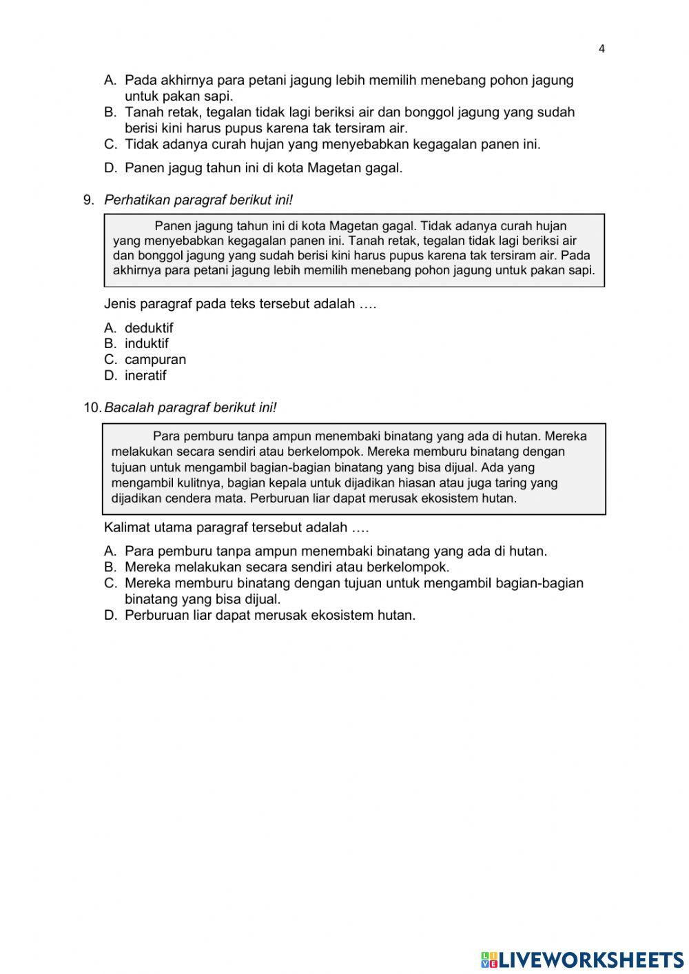 Menguraikan teks non fiksi