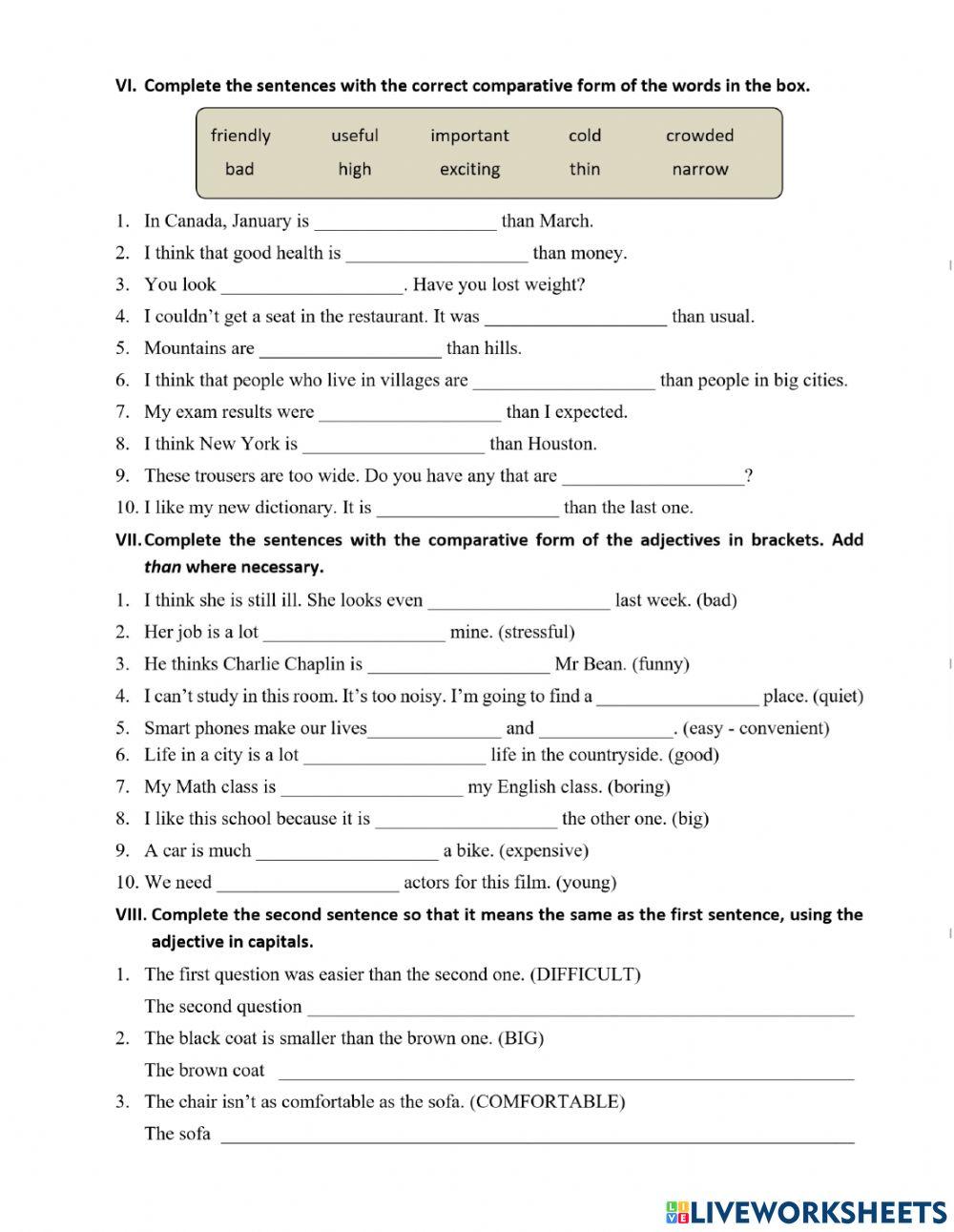 MLH6 - Unit 4 (02) Neighbourhood - Comparative