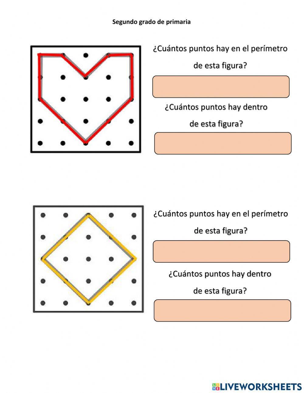 Contando en el geoplano