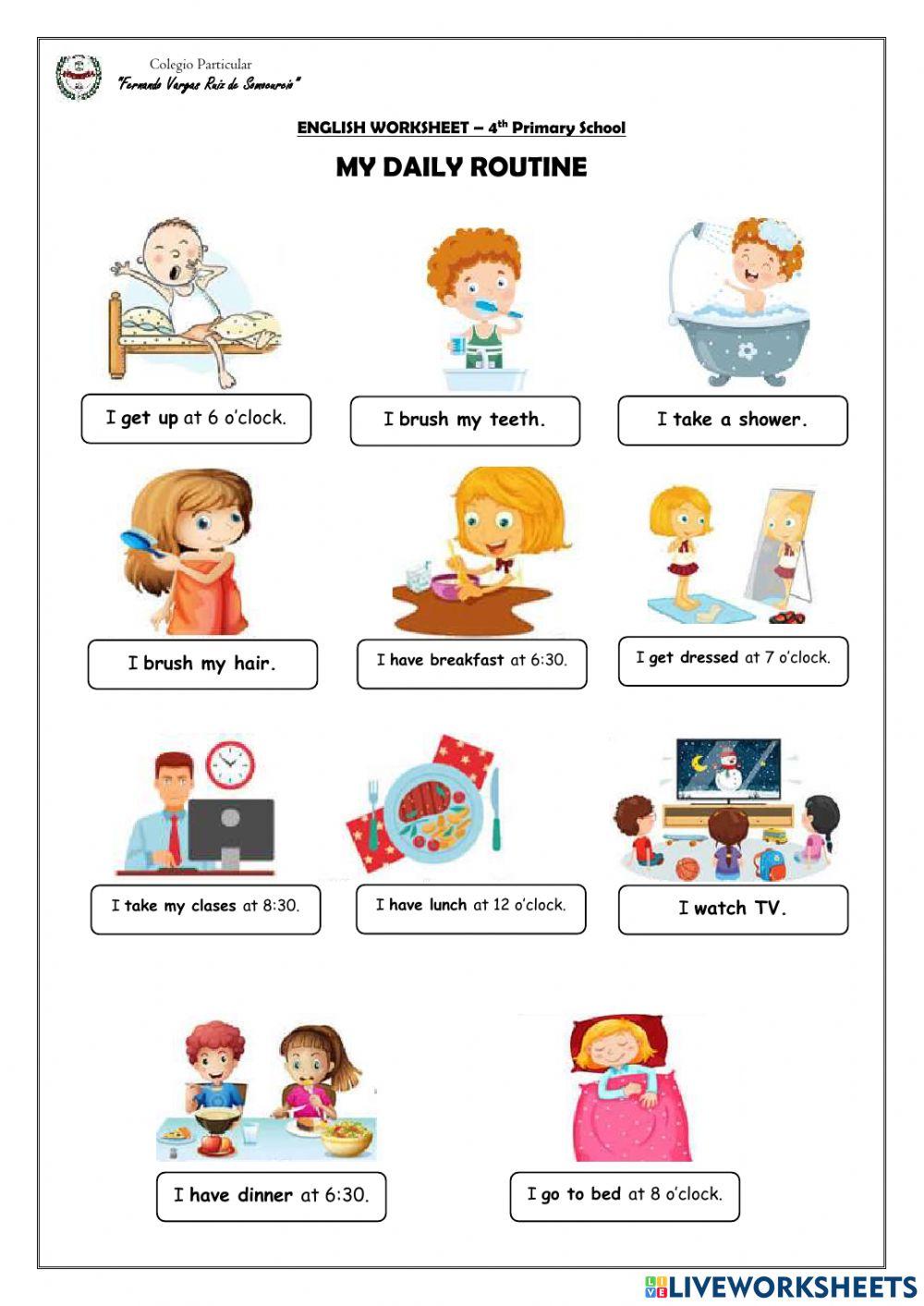 1621658 my daily routine dayanp liveworksheets