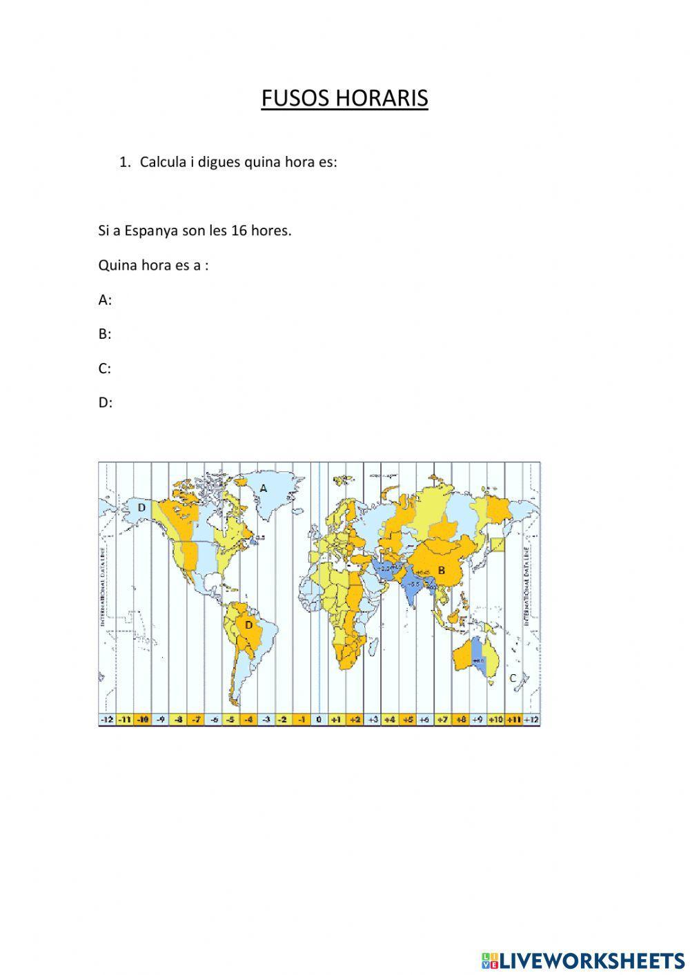 Fusos horaris i coordenades