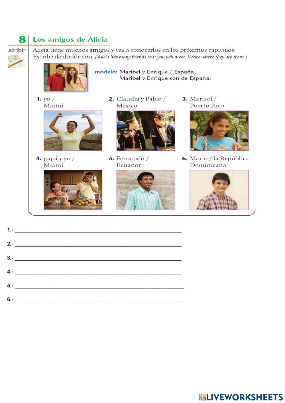 Test Unidad 1 ¡Avanza!