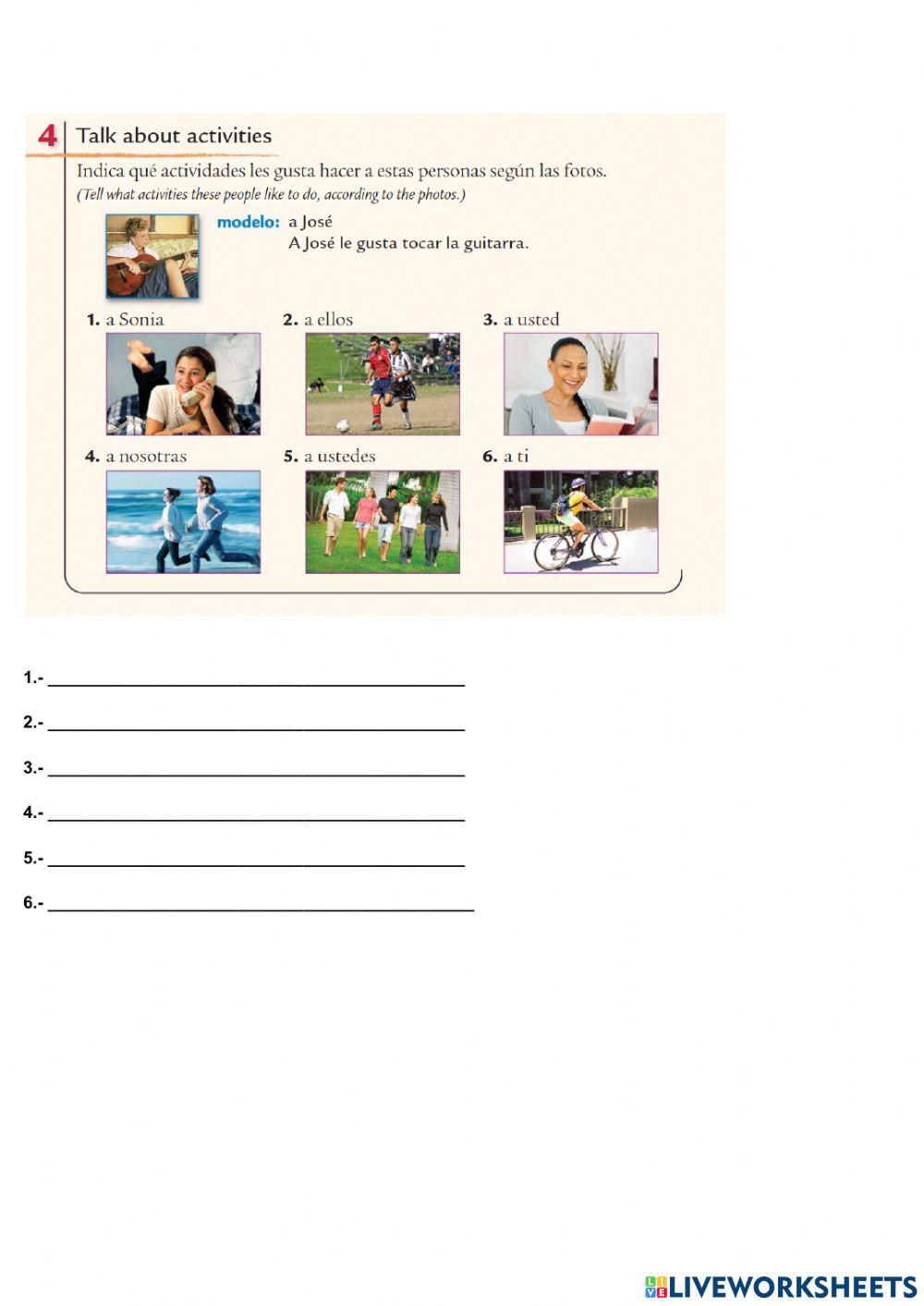 Test Unidad 1 ¡Avanza!