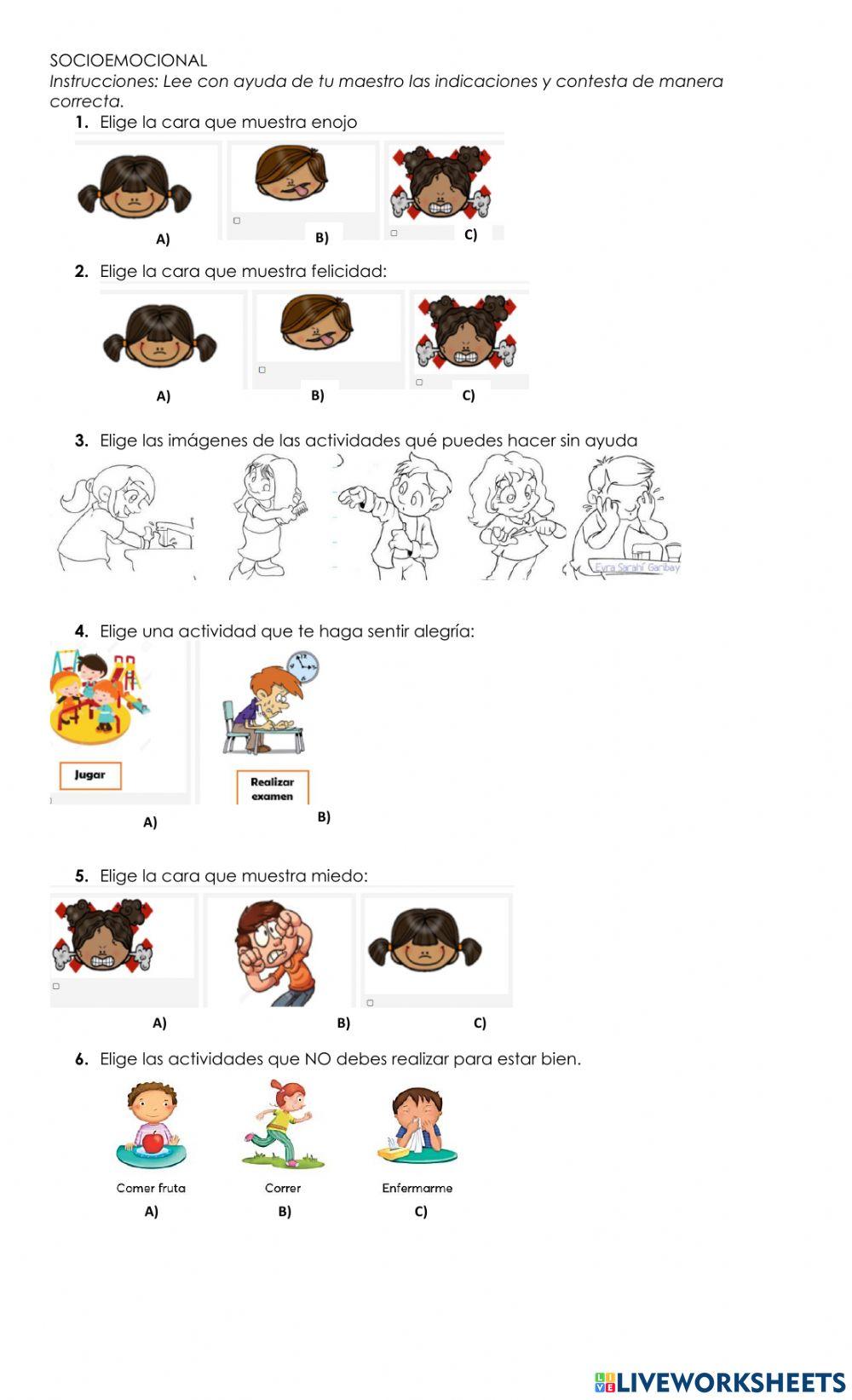 Examen socioemocional