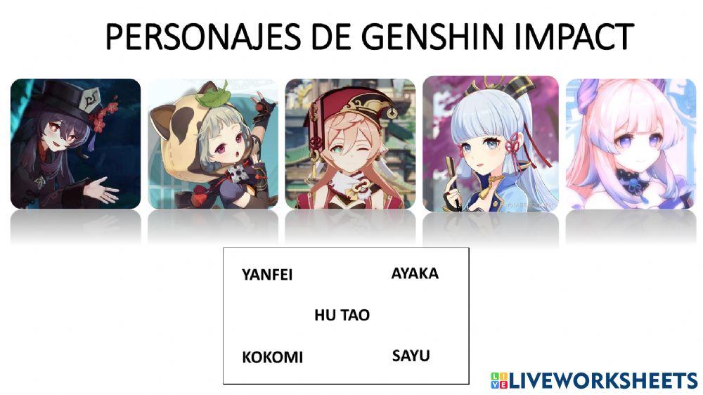 Personajes de Genshin Impact