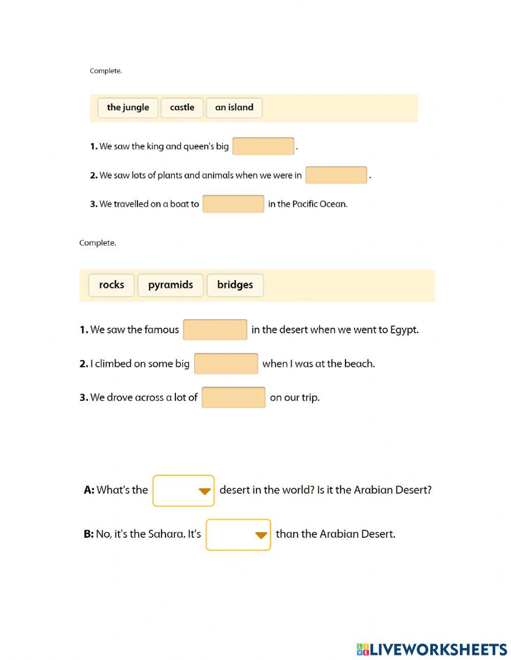 Reading comprehension