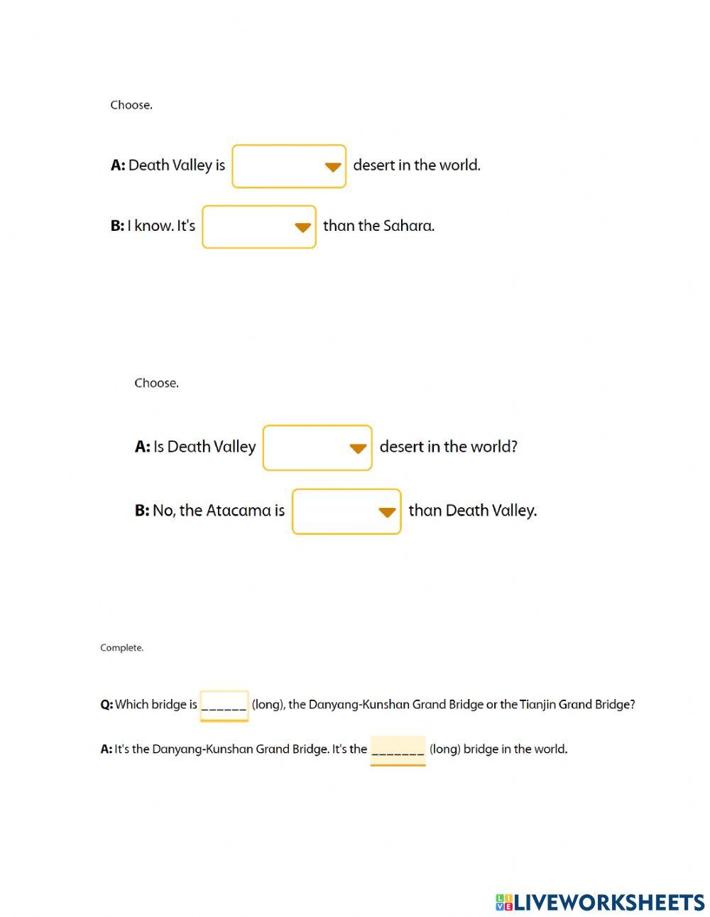 Reading comprehension