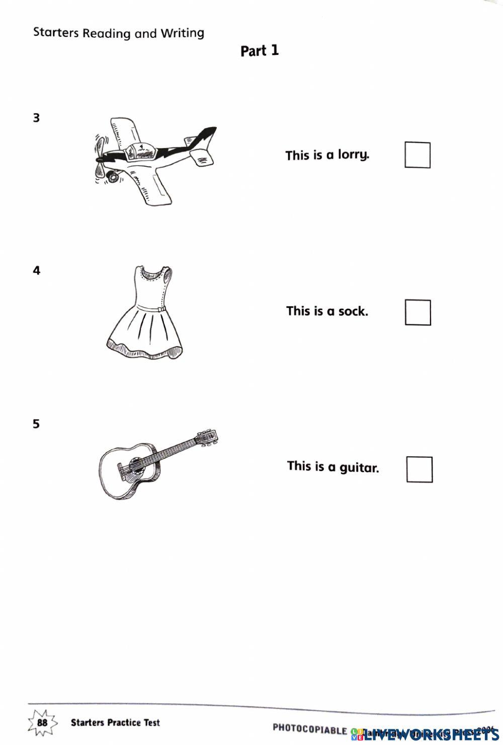 starters readingpt 1