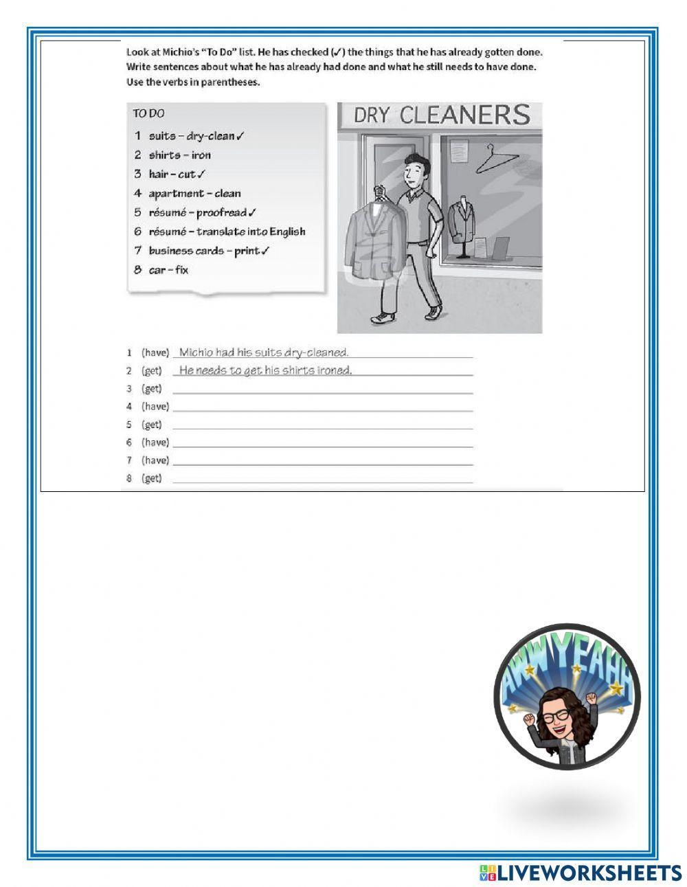 Causative get & have