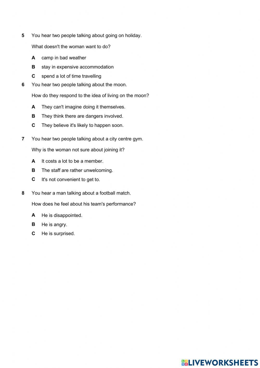  UK - Unit 5 - Empower B2 Test