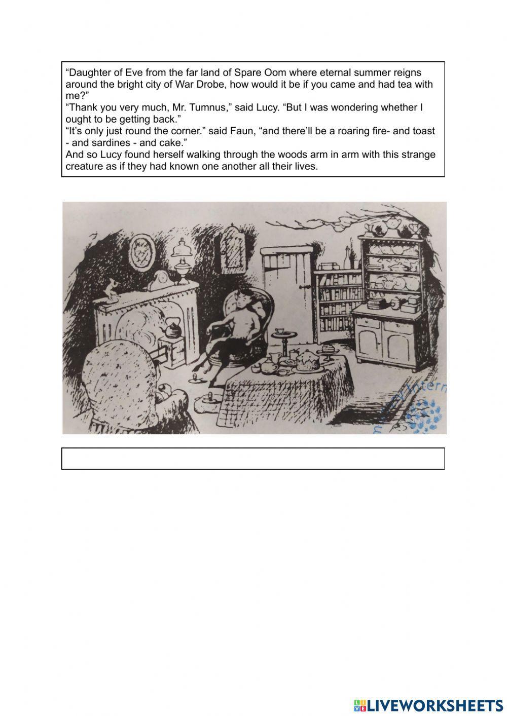 Summary of chapter 1 and 2 Narnia: The Lion, The Witch and the Wardrobe