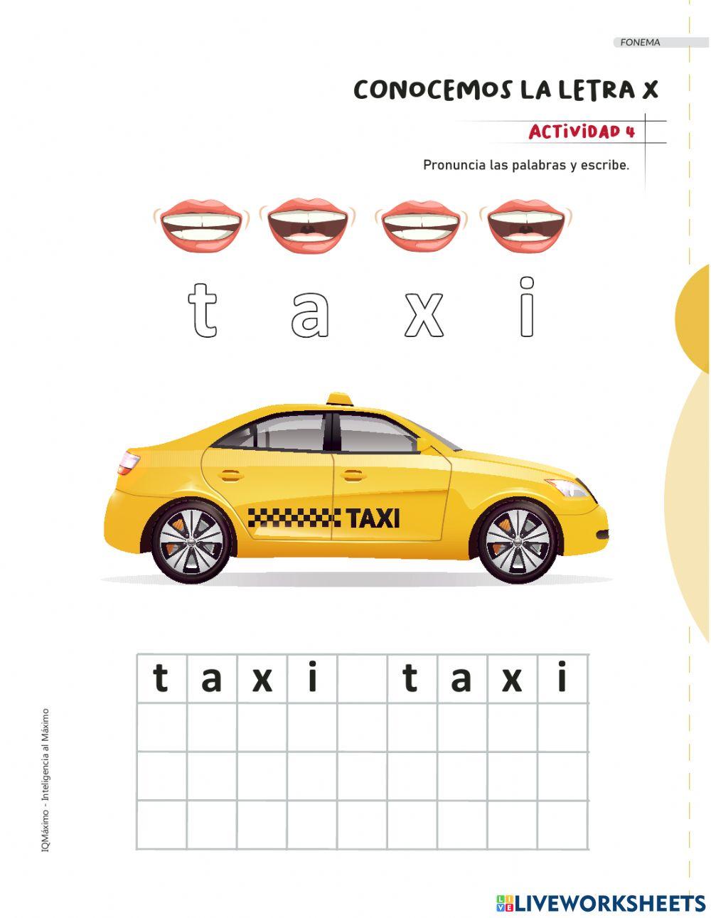 Actividad letra x
