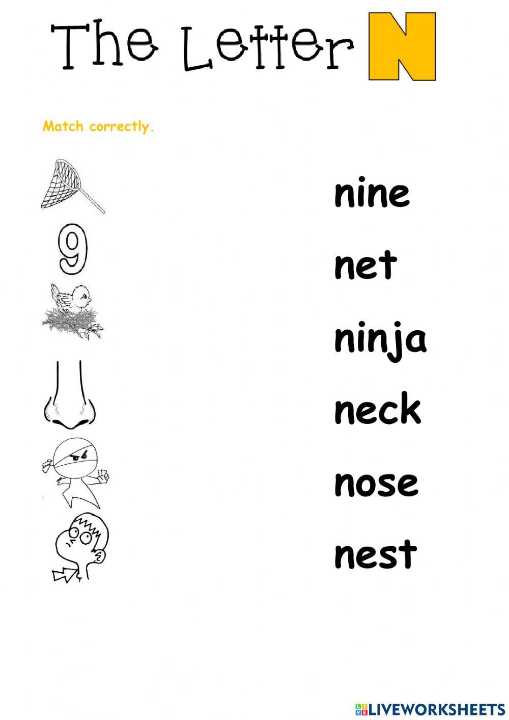 letter-n-interactive-exercise-for-grade-2-live-worksheets