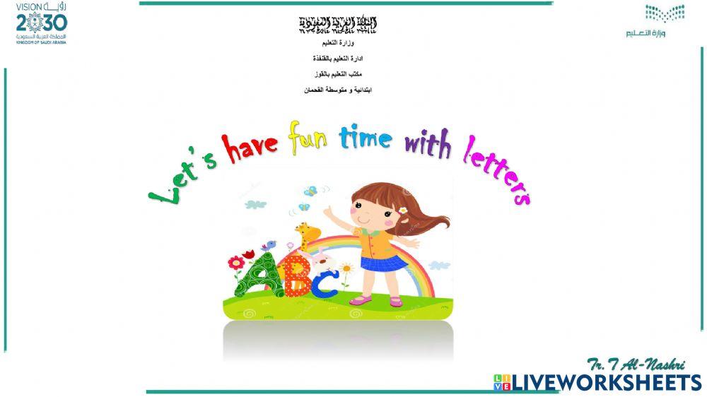 letters (names and sound )