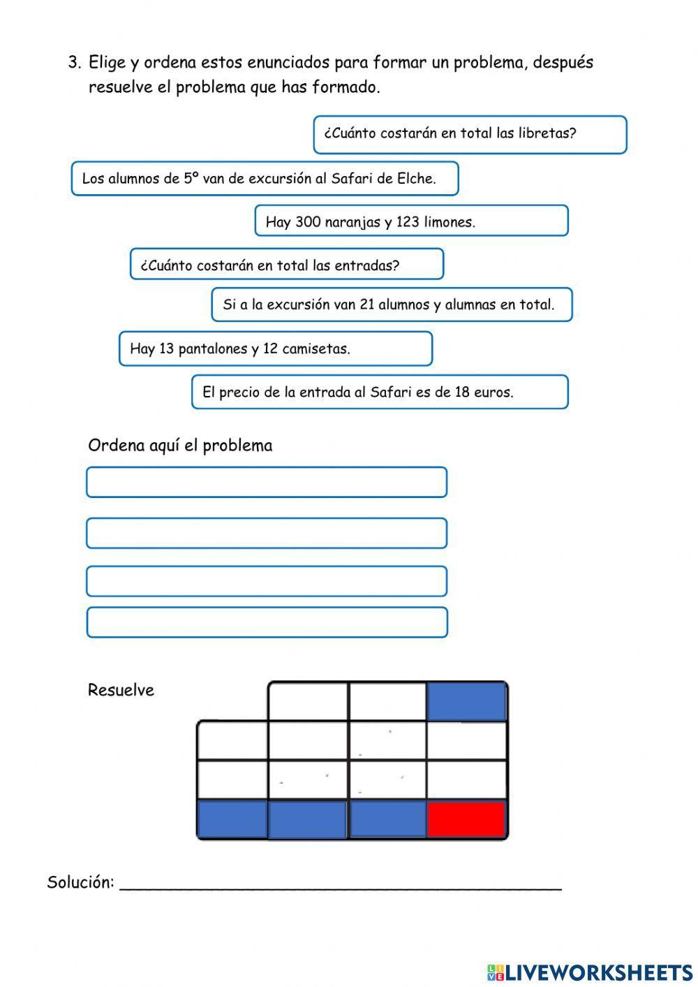 Problemas multiplicación 2 cifras ABN