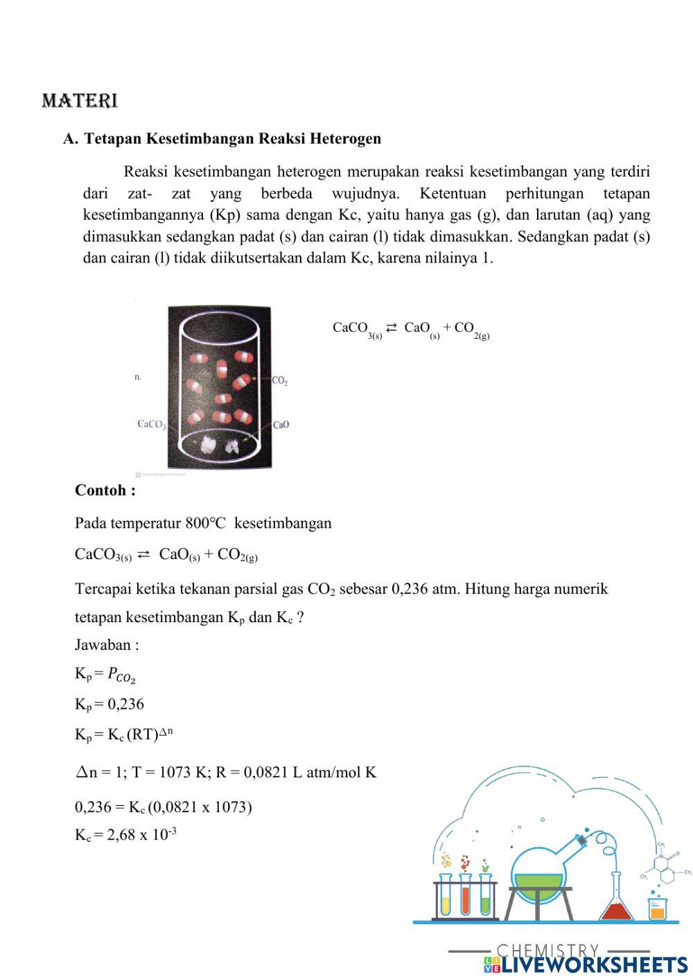 LKPD Kesetimbangan Kimia