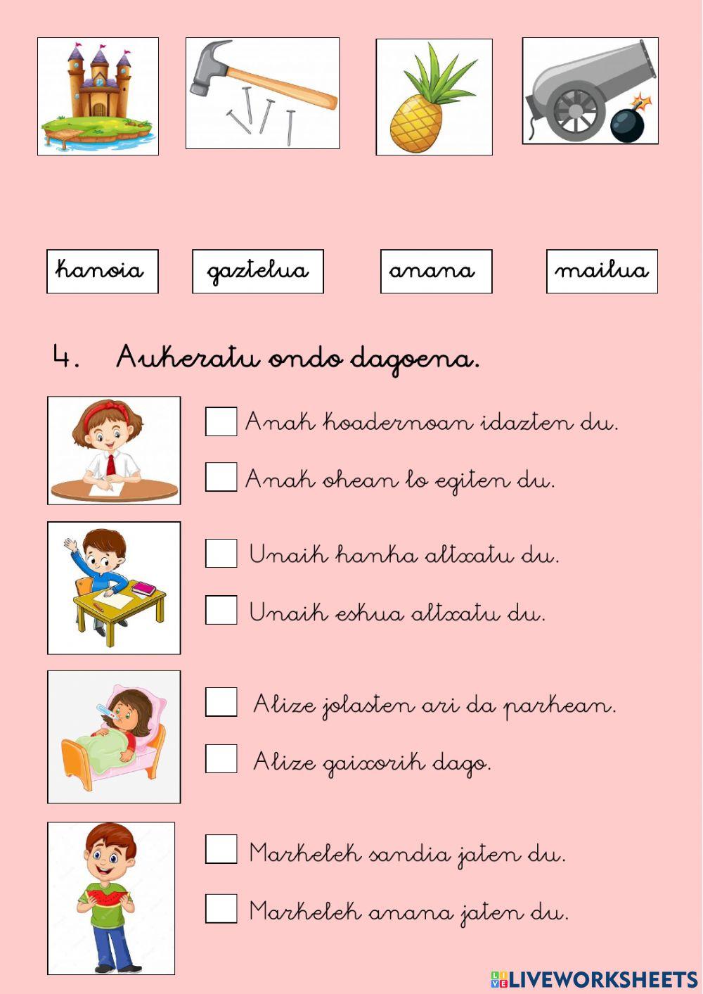 Hiztegi 1 eta 2 Hiztegi 1 eta 2