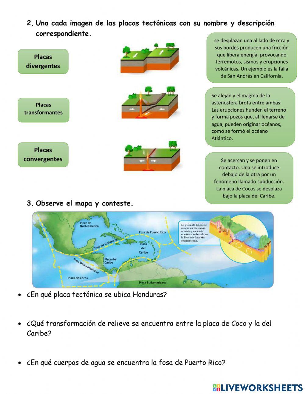 Formación de relieve