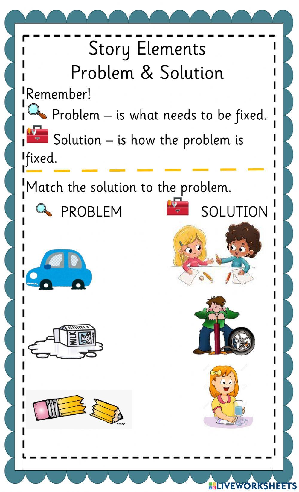 Story Elements - Problem and Solution